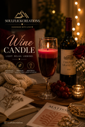 Red Wine Candle
