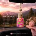 Floral Hanging Car Diffuser – Premium Decorative Air Freshener (15ml)
